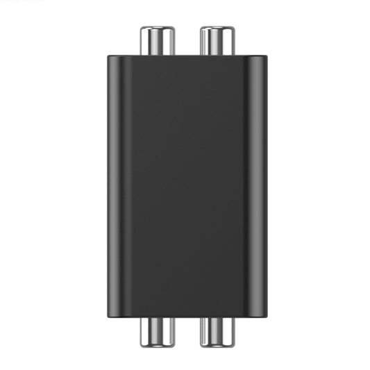 RCA Audio Ground Loop Isolator Anti-Interference Noise Reducer Eliminate Current Sound Bluetooth Receiver, Square, Ellipse