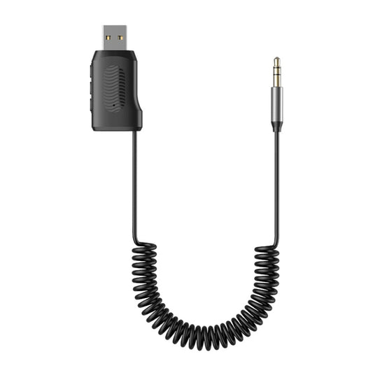Adaptateur Bluetooth 5.4 Récepteur Bluetooth de voiture Prise en charge de la lecture sur clé USB AUX vers USB