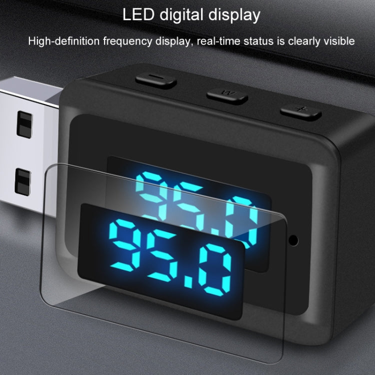 T60 Bluetooth 5.3 Audio Receiver Transmitter Car Radio USB FM Bluetooth Receiver, T60 2 in 1