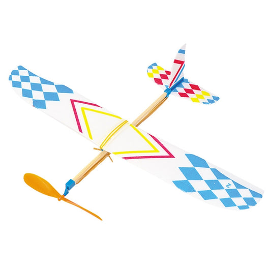 Modèle d'avion à élastiques, bricolage technologique, petit objet artisanal, expérience scientifique pour enfants, puzzle, jouet, modèle d'avion à élastiques