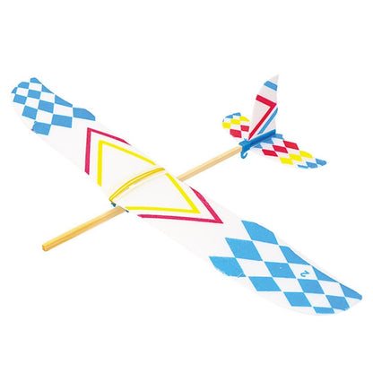 Modèle d'avion motorisé à élastiques, jouet de puzzle pour cours d'expériences scientifiques pour enfants, petit artisanat de technologie DIY, modèle d'avion motorisé à élastiques