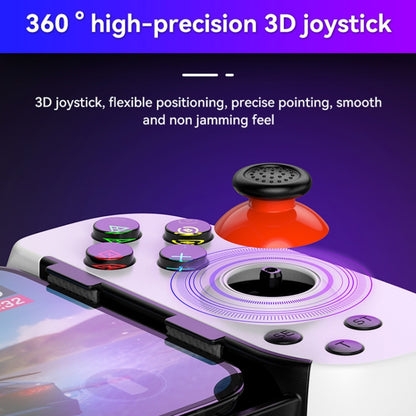 Bluetooth Stretchable Game Controller for Nintendo Switch / PC / IOS / Android, White, Black