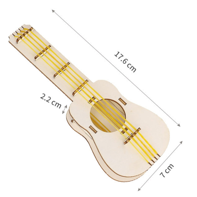 Kit de matériel de sensibilisation au son de la guitare à élastique Jouets de bricolage pour enfants Équipement de recherche, Guitare à élastique
