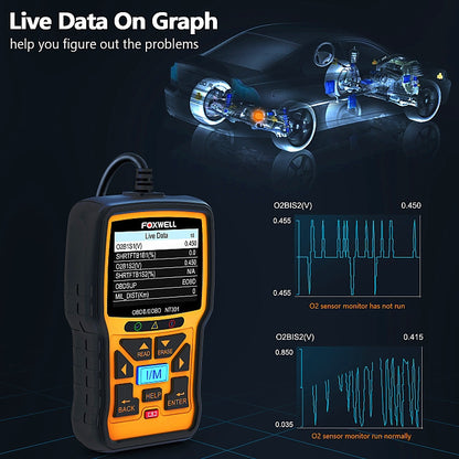 FOXWELL NT301 OBD2 Car Fault Diagnostic Instrument Live Data Code Reader Tool, FOXWELL NT301