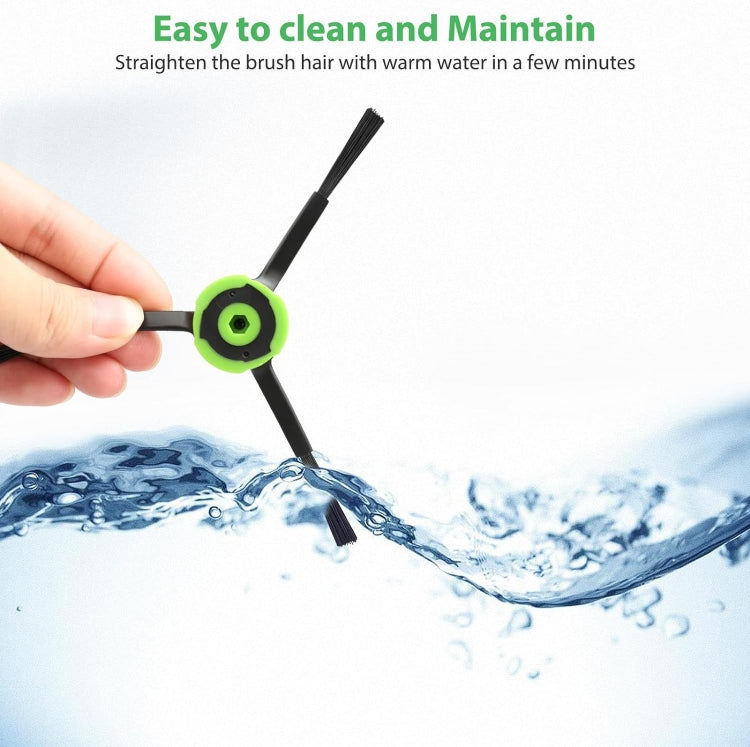 For iRobot Roomba Combo J7+ Robot Vacuum And Mop Accessories, 1set Main Brush, Filter, 2pcs Side Brush, 1 Rag, Kit