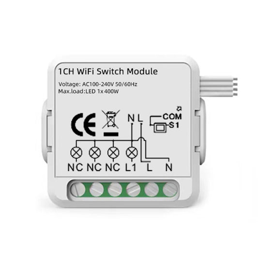 Module de commutation intelligent pour Alexa / Google Home / Application Tuya Smart Life, 1 canal Wi-Fi, 2 canaux Wi-Fi, 3 canaux Wi-Fi, 4 canaux Wi-Fi, 1 canal Zigbee, 2 canaux Zigbee, 3 canaux Zigbee, 4 canaux Zigbee