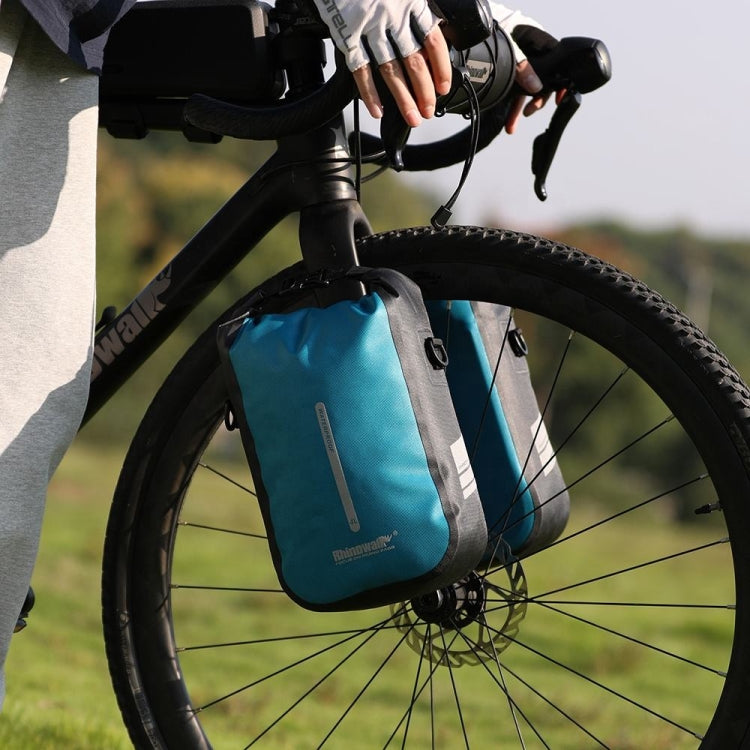 Rhinowalk RK406 6L Outdoor Cycling Quick-release Buckle Waterproof Bicycle Front Fork Bag