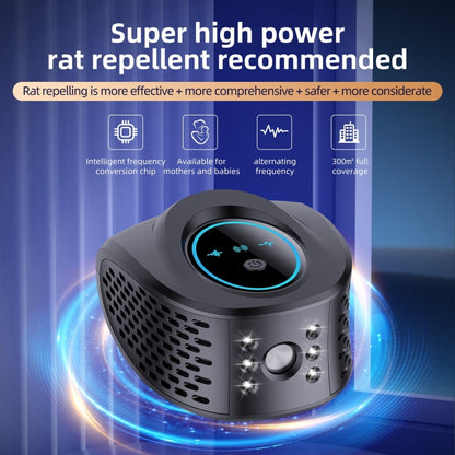 Répulsif de souris ultrasonique multifonctionnel d'intérieur à LED haute puissance QSQ218, prise US, prise EU, prise UK