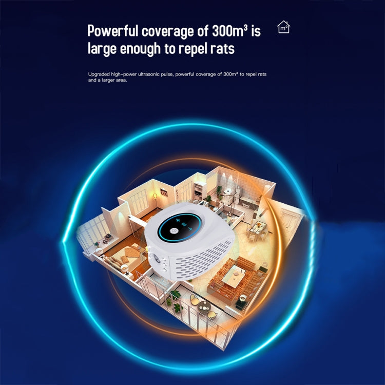 Répulsif de souris ultrasonique multifonctionnel d'intérieur à LED haute puissance QSQ218, prise US, prise EU, prise UK