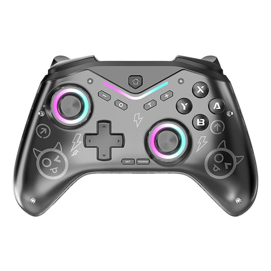 CM-619  Bluetooth Game Controller Programmable with RGB Lights for Switch / Steam Deck / PC / IOS / Android, 619 Black, 619 White