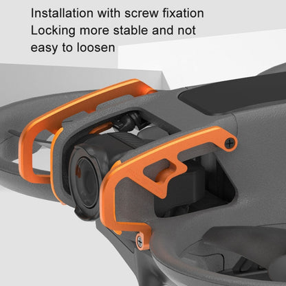 Pour DJI Avata 2 RCSTQ Barres de protection contre les collisions d'objectif pour machine volante en alliage d'aluminium, barre de protection (Orange), barre de protection (Rouge)