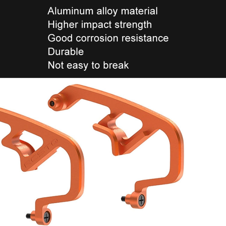 Pour DJI Avata 2 RCSTQ Barres de protection contre les collisions d'objectif pour machine volante en alliage d'aluminium, barre de protection (Orange), barre de protection (Rouge)
