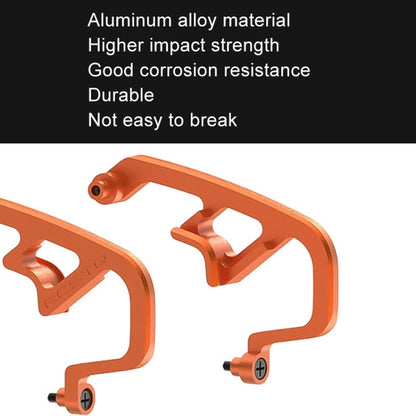 Pour DJI Avata 2 RCSTQ Barres de protection contre les collisions d'objectif pour machine volante en alliage d'aluminium, barre de protection (Orange), barre de protection (Rouge)