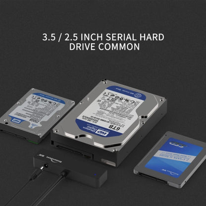 Blueendless US35 USB3.0 To SATA Adapter 2.5 / 3.5-Inch Hard Drive SSD Reader, USB3.0 12V2A, USB3.0 EU Plug, USB3.0 US Plug, USB3.0 UK Plug, USB3.0 AU Plug, Type-C 12V2A, Type-C EU Plug, Type-C US Plug, Type-C UK Plug, Type-C AU Plug
