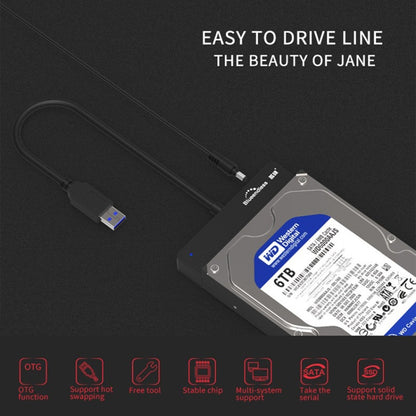 Blueendless US35 USB3.0 To SATA Adapter 2.5 / 3.5-Inch Hard Drive SSD Reader, USB3.0 12V2A, USB3.0 EU Plug, USB3.0 US Plug, USB3.0 UK Plug, USB3.0 AU Plug, Type-C 12V2A, Type-C EU Plug, Type-C US Plug, Type-C UK Plug, Type-C AU Plug