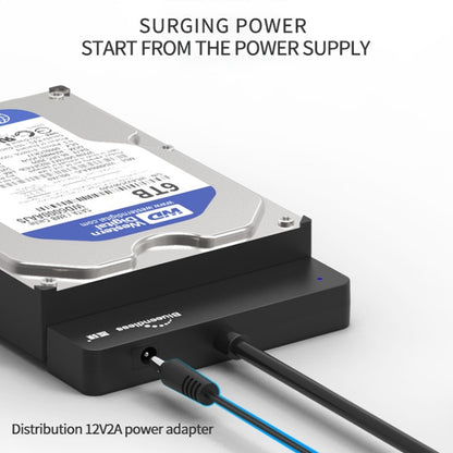 Blueendless US35 USB3.0 To SATA Adapter 2.5 / 3.5-Inch Hard Drive SSD Reader, USB3.0 12V2A, USB3.0 EU Plug, USB3.0 US Plug, USB3.0 UK Plug, USB3.0 AU Plug, Type-C 12V2A, Type-C EU Plug, Type-C US Plug, Type-C UK Plug, Type-C AU Plug