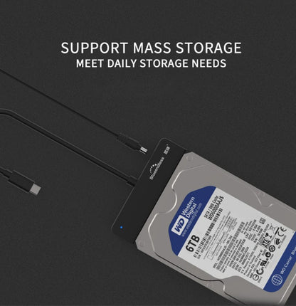 Blueendless US35 USB3.0 To SATA Adapter 2.5 / 3.5-Inch Hard Drive SSD Reader, USB3.0 12V2A, USB3.0 EU Plug, USB3.0 US Plug, USB3.0 UK Plug, USB3.0 AU Plug, Type-C 12V2A, Type-C EU Plug, Type-C US Plug, Type-C UK Plug, Type-C AU Plug