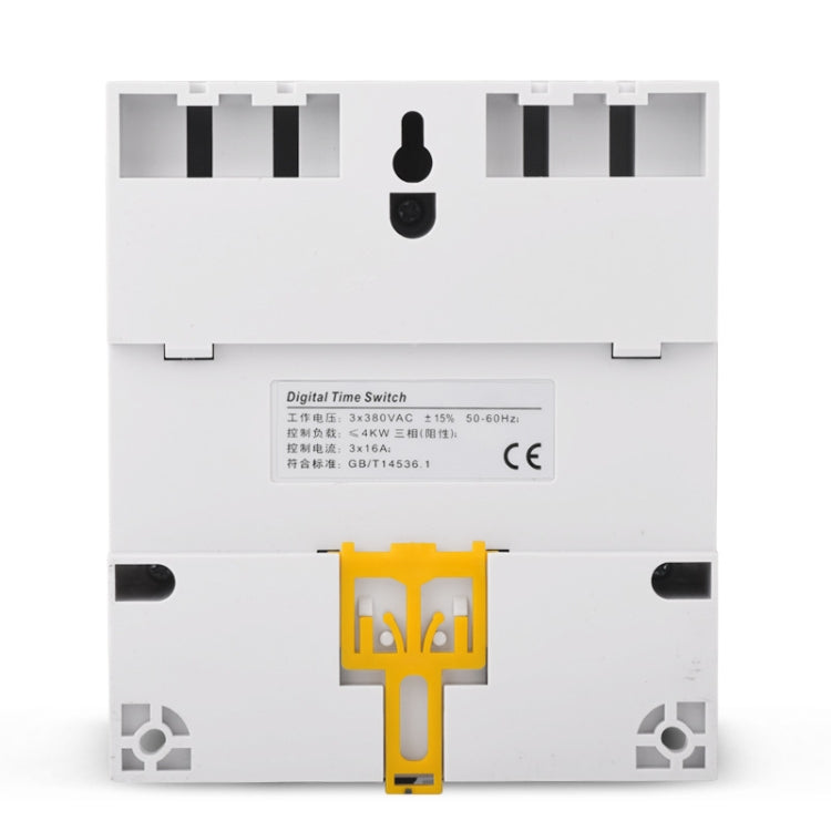 SINOTIMER TM613 380V 16A Three-Phase Programmable Time Switch With Backlight, TM613