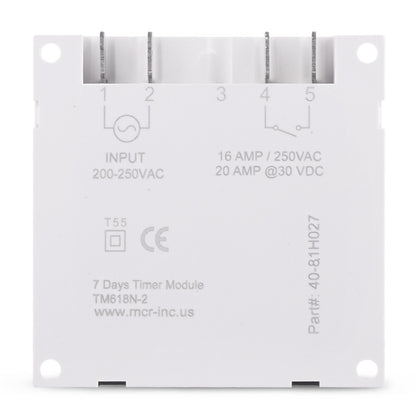 7 Days Weekly Programmable Digital Electronic Timer Switch, SINOTIMER TM618N-1 110V, SINOTIMER TM618N-2 220V, SINOTIMER TM618N-3 24V, SINOTIMER TM618N-4 12V, SINOTIMER TM618N-6V