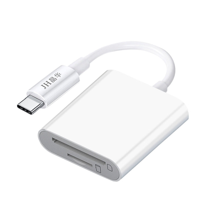 Lecteur de carte de téléphone portable JINGHUA Convertisseur Lecteur de carte mémoire, Lighning Avec Câble SD, Lighning Avec Câble TF+SD, Type-C Avec Câble SD, Type-C Avec Câble TF+SD