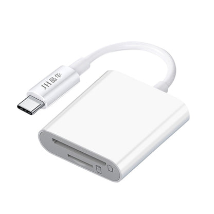 Lecteur de carte de téléphone portable JINGHUA Convertisseur Lecteur de carte mémoire, Lighning Avec Câble SD, Lighning Avec Câble TF+SD, Type-C Avec Câble SD, Type-C Avec Câble TF+SD