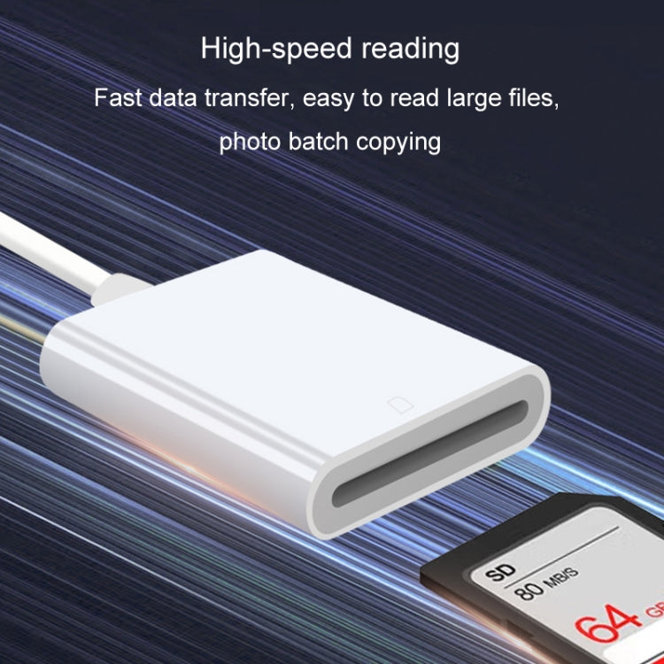 Lecteur de carte de téléphone portable JINGHUA Convertisseur Lecteur de carte mémoire, Lighning Avec Câble SD, Lighning Avec Câble TF+SD, Type-C Avec Câble SD, Type-C Avec Câble TF+SD