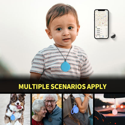 For Airtag Pet Plastic Waterproof Tracker Protective Case, Blue, Pink, Black