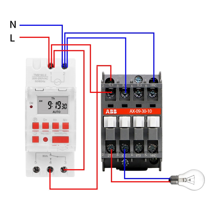 30A Programmable Digital Timer Switch Automatic Cycle Timing Controller, SINOTIMER TM919B-1 110V, SINOTIMER TM919B-2 220V, SINOTIMER TM919B-3 24V, SINOTIMER TM919B-4 12V, SINOTIMER TM919B-5V, SINOTIMER TM919BK 85-265V AC