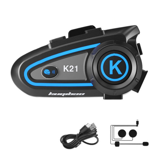 KUQIBAO Motorcycle Helmet Long-lasting Waterproof Bluetooth-compatible Headset with Light, K21