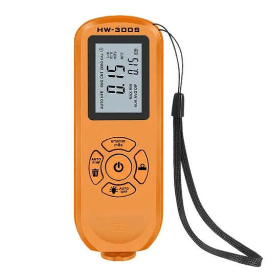 HW-300S High Precision Coating Thickness Gauge Anti-skid Paint Film Gauge, Orange Horizontal Screen, Orange Vertical Screen, Black Horizontal Screen, Black Vertical Screen
