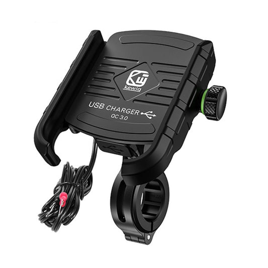 Support de téléphone pour moto Kewig M8 avec chargeur pour la conduite en extérieur