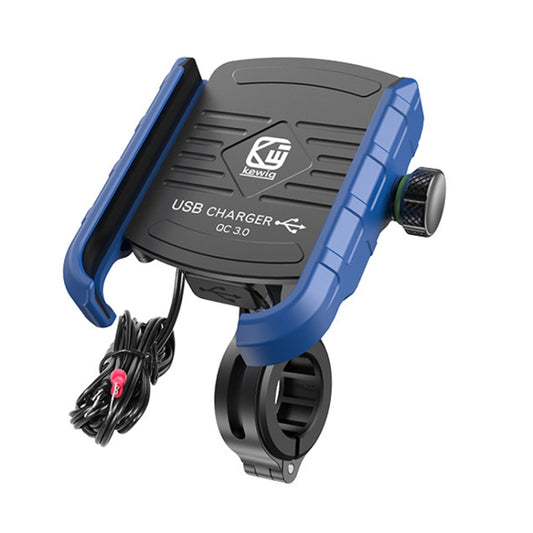 Support de téléphone pour moto Kewig M8 avec chargeur pour la conduite en extérieur