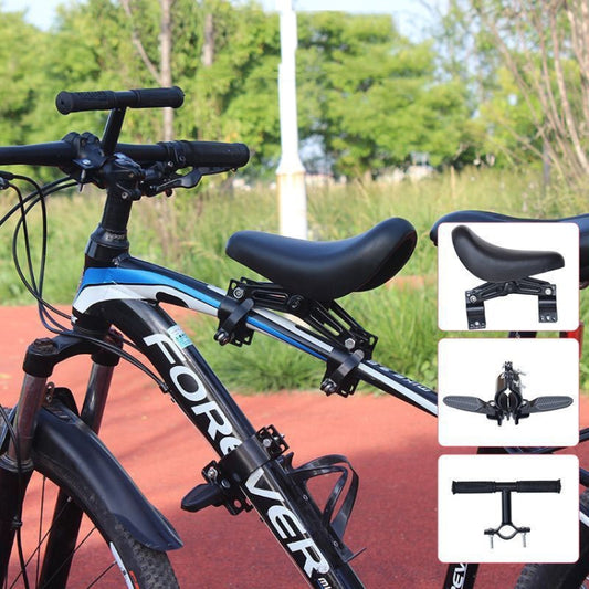 Bicycle Front Mounted Child Seat Kit Mountain Bike Baby Safety Seat, 3pcs /Set