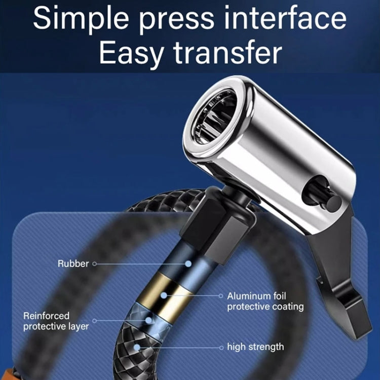 Car Inflatable Pump Portable Mini Car Tire High Power High Pressure Inflatable Pump, Wired