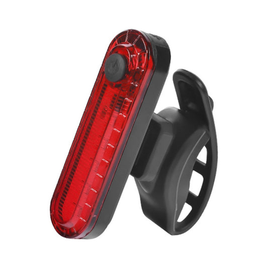 Feu arrière de vélo rechargeable par USB avec avertisseur lumineux pour VTT en conduite nocturne