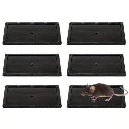 6pcs /Set Plastic Sticky Mouse Board Rat-killing Sticker