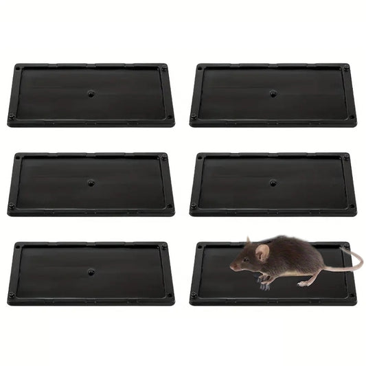 6 pièces/ensemble, pièges à souris collants en plastique, autocollant tue-rats