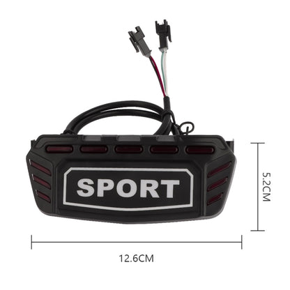 Pour KUGOO M5 AIMITE Trottinette Électrique Feu Arrière Freinage Feux D'Avertissement