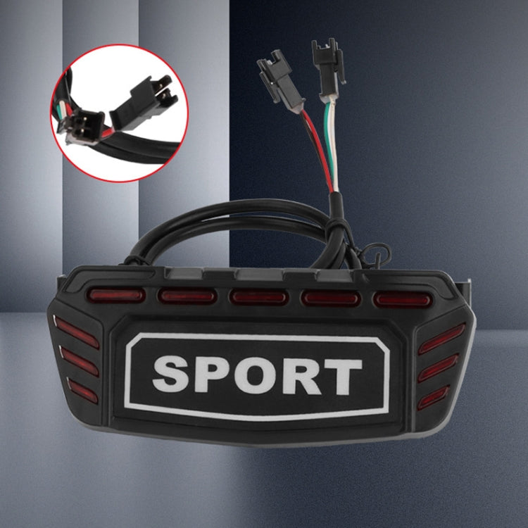 Pour KUGOO M5 AIMITE Trottinette Électrique Feu Arrière Freinage Feux D'Avertissement