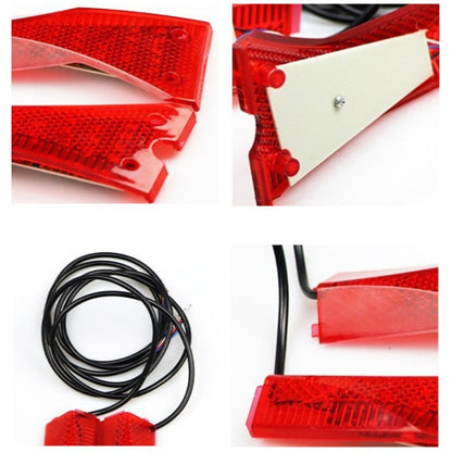 Pour KUGOO M4 AIMITE 1 paire de feux de détresse gauche et droite pour trottinette électrique