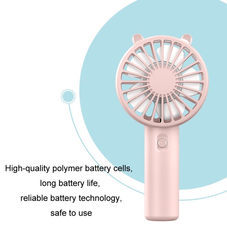 Mini ventilateur USB portable rechargeable support de téléphone de bureau