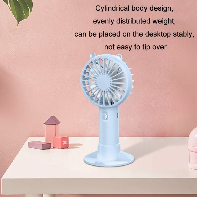 Mini ventilateur USB portable rechargeable support de téléphone de bureau