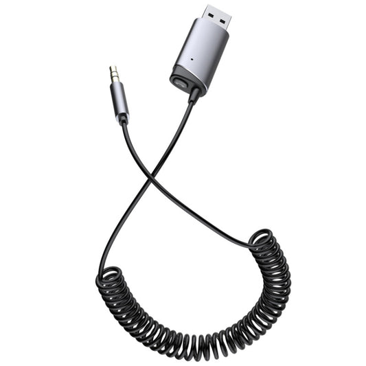 Adaptateur Récepteur Bluetooth Voiture AUX 3.5mm Connecteur Téléphone Portable Ordinateur Avec Emplacement Carte TF