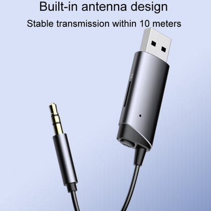 AUX Car Bluetooth Receiver Adapter 3.5mm Cell Phone Computer Connector With TF Card Slot