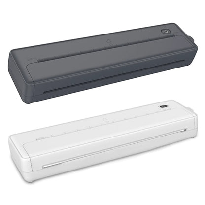 A4-XZ 203DPI A4 Home Portable Smart Wireless Inkless Thermal Printer, White, Black