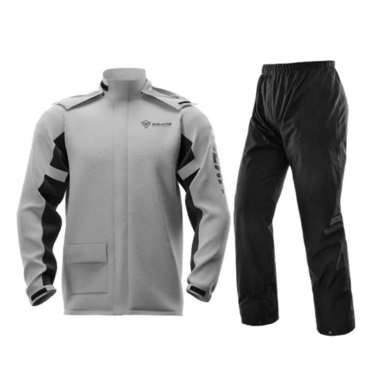 SULAITE Imperméable Complet de Moto Fendu, L, XL, XXL, XXXL, M