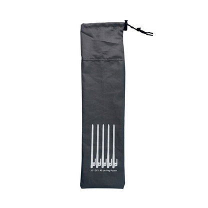 Ground Spike Storage Bag Outdoor Camping Accessories Portable Handheld Storage Bag, S 20cm, M 30cm, L 40cm