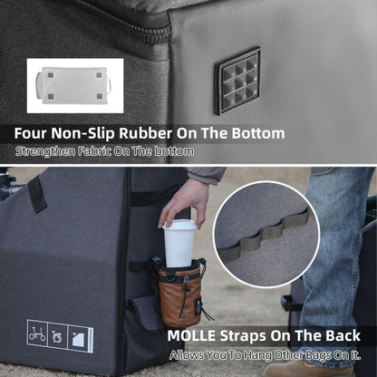 Rhinowalk RK70 For Brompton 14-inch Folding Bicycle Storage Box Car Trunk Bag, RK70