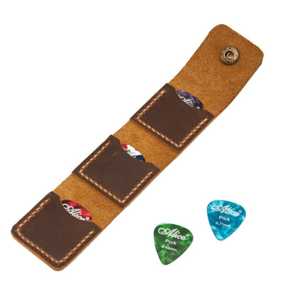 Mobile Phone SIM Card Leather Case Memory Card Case Guitar Pick Case