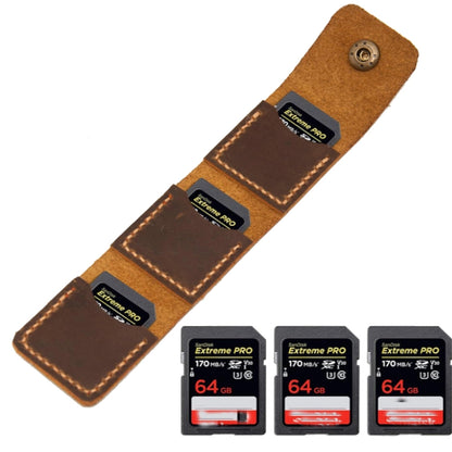 Mobile Phone SIM Card Leather Case Memory Card Case Guitar Pick Case